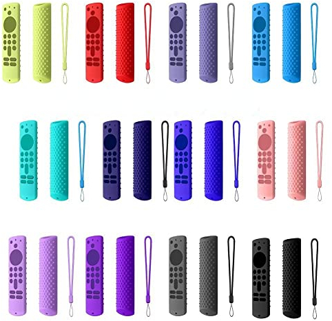 2021 Silikon-Schutzhülle für Amazon Fire TV Stick (3. Generation), Fernbedienung der dritten Generation, sturzsicher, staubdicht, Rosa