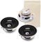 Adaptout 3x Altoparlante - 3W 4 Ohm da saldare - 1Db - Diametro da 4cm - Spessore 1.8cm - Per PCB circuito stampato marca francese