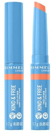 Rimmel, Kind & Free, Bálsamo labial con color, 003 Tropical Spark, 4 g