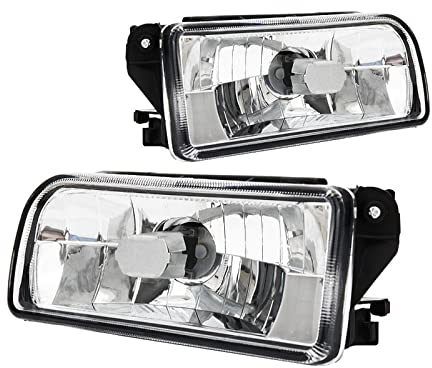 WOZIES Für BMW 3 Series E36 1992-1998 1Paar gelbe/geräucherte/weiße Shell Nebelscheinwerfer vorne