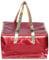 Cabilock Tragbare Isoliertasche, Faltbare Thermotasche, Kühlbox Tragbare Eistasche Faltbar, KüHltasche FüR Kuchen, Lunchbox, Picknick, Reisen, 35x35x20cm, Rot