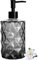 Goldmeet Spülseifenspender für Küche, Badezimmer, 340 ml, Glas, nachfüllbar, Flüssigseifenspender mit Kunststoffpumpe, Lotion-Seifenspenderflasche, für Handseife, Seife, Lotion