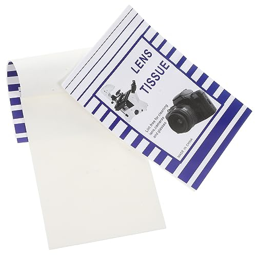 Glasses Wipes Lens Cleaning Paper Tissue 100pcs Soft Microscope and Camera Lens Cleaning Paper Dry Wet Dust Removal Wipes for Tempered Glass Computer Screens Cleaning Wipes