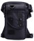 Multifunktionale Beintasche für Herren Tragbare Outdoor Beintasche mit Schultertragegurt Ideal für Sport Wandern und Reisen Robuste und Wasserdichte Konstruktionschwarz