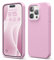 elago Cover Silicone Liquido Compatibile con iPhone 15 Pro Case, Custodia Silicone Premium, Protezione Completa [Struttura Antiurto a 4 Strati], Fodera in Morbida Microfibra Antigraffio (Fucsia)