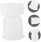 SHINEOFI 2 Sätze Flaschenform Aschenbecher Schimmel Flaschenharzform DIY Beton Silikonformen lagercontainer schmuck Form für Vorratsbehälter Gießform Silikon Lagerung Kieselgel Weiß