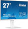 iiyama Prolite XUB2797QSN-W1 68,5cm 27 IPS LED-Monitor WQHD 100Hz HDMI DP-in/Out DaisyChain USB3.2 USB-C Dock 65W LAN Slim-Line Höhenverstellung Pivot AdaptiveSync weiß