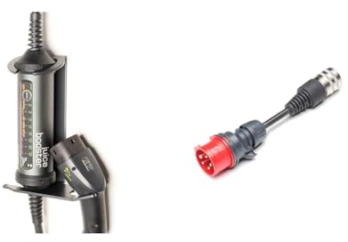 Juice Booster, Ladestation Typ 2 Wandhalterung & Juice Connector, CEE16 Rot Ladekabel Elektroauto Elektrofahrzeuge Adapter