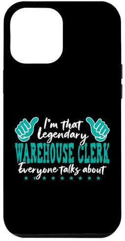 Hülle für iPhone 13 Pro Max Lustiger Spruch Legendary Warehouse Clerk