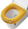 Réchauffeur de siège de toilette - Chauffage de salle de bain doux et épais avec lèvement | tissu lavable extensible, coussin chauffant doux d'installation facile pour une utilisation universelle