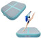 PPXIA Air Block Aufblasbare Gymnastikmatte Turnblock Tumbling Block Trainings block Trainigsmatte Sportblock Gymnatikblock mit pumpe(100 * 100 * 20cm)