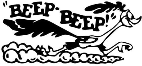 17cmx7.7cm G101 17x7.7cm Road Runner Aufkleber Cartoon Auto LKW Laptop Viny Zubehör Deca Auto Zubehör