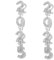Spakling Happy New Year Ohrringe für Frauen 2025 Strass Buchstabe baumeln Ohrringe Urlaub Tanz Neujahr Party Jahr Geschenke Schmuck Schläfer Schmetterling Männer Jahre 925 Spiegel Zubehör Pierced