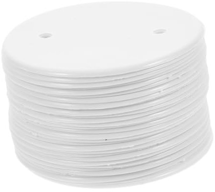 Housoutil Auslassabdeckung Pp 30 Stück Octagonal Deckenabdeckplatte Kratzfest Flammhemmend Hochtemperaturbeständig Für Steckdosen Und Deckenkästen Zuhause