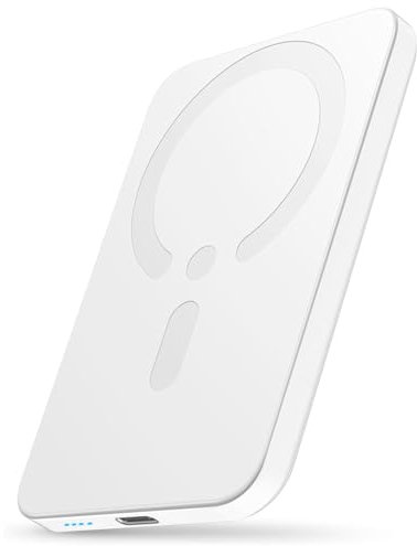 Power Bank, Wireless Magnetico 10000mAh PowerBank, Caricatore Wireless Portatile PD 20W Ricarica Rapida,Ultra Slim Power Bank, USB-C Battery Pack Caricabatterie per iPhone 16/15/14/13/12 Serie