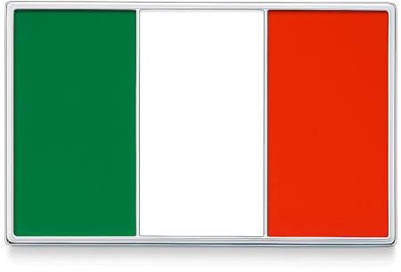 Spilla Italia | Spille Bandiera Italiana | Patch Bandiera | Spilla Uomo Elegante | Gadget Tricolore | Portachiavi Italia | Spille in Metallo Argentato | Accessorio Patriottico Collezione