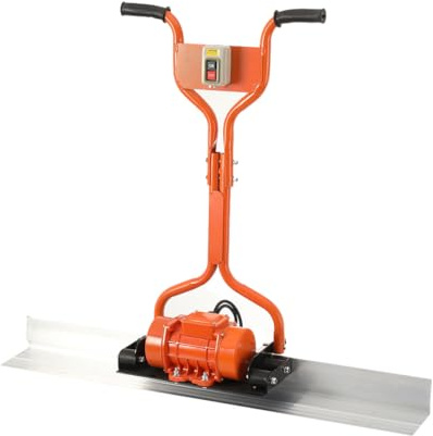 TABODD 200W Betonglätter Betonverteiler Elektrischer, 220V Beton Estrich Abzieher mit 100cm Abstreifleiste, Betonflachplattenvibrator Handbeton-Zementkelle Betonvibrator-Vibrationsmaschinee für Dauerb