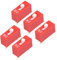 uxcell 5 Pcs Red DIP Switch 1Positions for Circuit Breadboards PCB