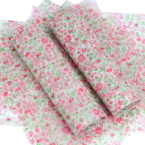 TsunNee Food Wrapping Paper, Wax Paper, Cake Wrappers, Gift Wrapping Paper for Crafting Cheese, 9.8 x 8.6inches, 100-Pack