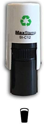 Pint Glass Stamp – Loyalty Card Stamper - Self Inking Black Ink – Approx. 11mm