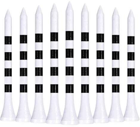 LIKOSO Bambus Golf Tees 100 Stück 70mm Lang Tee Golf Zubehör