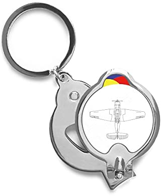 Coupe-ongles en acier inoxydable avec structure en forme d'avion