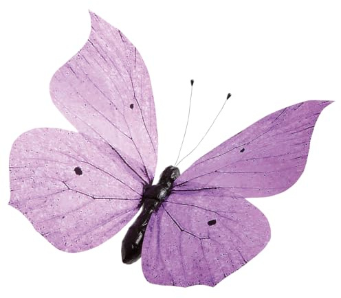 XXL Deko Schmetterling 50 cm lila Attrappe Fake Dummy Frühlingsdeko Dekoration Nachbildung