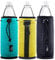 WKieason 16-18oz Neoprene Water Bottle Sleeves Insulators Beverage Bottle Can Sleeves Covers Beer Bottle Sleeves Coolers Holder Non-Slip Neoprene Drink Coolier Sleeves 3PC Pack (Black/Blue/Yellow)