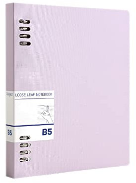 Quaderno A5 / B5 Personal Binder Notebook, Rimovibile Foglia Allentata Anelli Diario Copertina Rigida Diario Bussiness