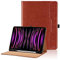 Custodia per iPad Air 11 Pouces 2024 / iPad Pro 11 Pollici 2022/2021/2020 (4a/3a/2a Generation) Pelle Tablet Case, Protettivo Supporto con Pencil Holder, Auto Svegliati/Sonno - Marrone