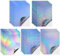 20 Carta Adesiva in Vinile Stampabile, 5 stili A4 Carta Adesiva Olografica Autoadesiva Pellicola Olografica Holographic Sheet Compatibile con Stampante a Getto d'Inchiostro/Laser per Fai Da Te