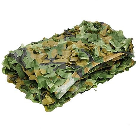 Camo Net, Hide Camouflage Net, Reusable Camo Netting, 3×4m 4×4m 6x6m 8x10m 10x10m, for Hunting Shooting Outdoor Camping Garden Decoration Photography Background Fence Bird Watching ( Size : 5x20m (16.