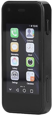 Mini Smartphone, 3G, 2, 5 Zoll WLAN, GPS, 1 GB RAM, 8 GB ROM, 5 MP Quad Core Dual SIM. Das Kleinste Android Handy Der Welt, MTK6580M Oder Quad Core, Kleines 3G Smartphone(Schwarz)