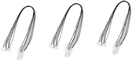 COHEALI Necklace Rope 30 pcs Leather Lanyard Leather Necklace Cord Wax Cord Waxed Necklace Cord Rope Gold Pendant Rope