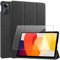 Funda para Xiaomi Redmi Pad SE 11'', Negro PU Cuero Billetera Flip Protectora Carcasa con UNO Cristal Templado Protector de Pantalla para Xiaomi Redmi Pad SE 11''