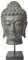 YOMANIS Bali Art Bronze Antik –Limitierte Skulptur – Buddha Kopf auf Sockel – Lord Buddha – Hindu Figur Spirituell – Meditation und Buddha Deko Bad Highlight [33x12x13cm] 4