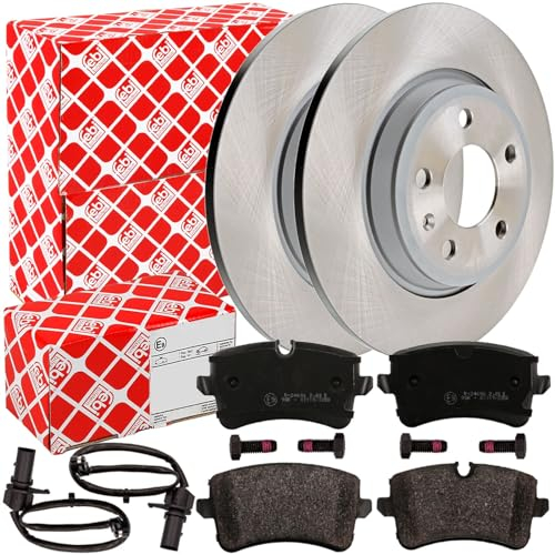 Bremsscheiben Ø300mm VOLL + Beläge hinten für A6 (4G,C7) A7 (4G) PR 1KW
