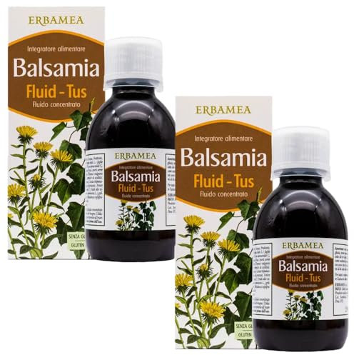 2x Erbamea - BALSAMIA FLUID-TUS fluido concentrato 200 ml - Utile per la funzionalità delle prime vie respiratorie + in OMAGGIO 2 Tisane Funzionali Viropa