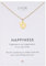 LUUK LIFESTYLE Collana alla moda con ciondolo a forma di piedi del bambino, regalo per la maternità, per la futura mamma, per il baby shower, oro