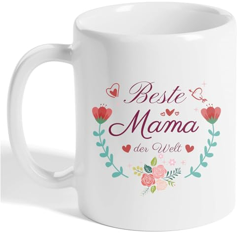 Audasi Mama Tasse, Beste Mama der Welt Tasse, Geschenke für Mama Geschenk, Tasse Mama, Lustig Mutter Geburtstagsgeschenk für Mama Geburtstag, Weihnachtsgeschenke für Mama, Mutter Tasse Geschenk