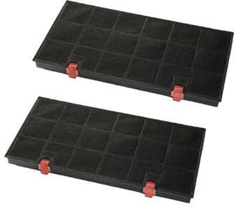 EVAYP 2x Filtro de Carbón Activado AEG Electrolux 9029793669 Bauknecht DKF24 Elica CFC0141729 Zanussi KLF60/80 Typ150 Siemens LZ33900 Whirlpool 484000008580 Bosch 00460450 campanas de cocina