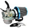 1 filtro dell'aria per carburatore in metallo, 19 mm, con filtro dell'aria PZ19 per carburatore motore moto 50 cc 70 cc 90 cc 110 cc 125 cc