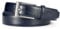 WHIPPY Herren Gürtel, Herren Ledergürtel klassischer Jeansgürtel für Männer 38mm breit,blau 120cm