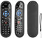Silikon Fernbedienung Fall kompatibel mit Sky Q TV Box Fernbedienung Stoßfeste Schutzhülle mit einem Lanyard (Schwarz)