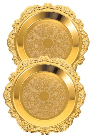 Cabilock 2pezzi Vassoio Decorativo Per Caramelle Piatto Per Snack Domestici Vassoio Per Frutta Piatto Per Frutta Secca Snack