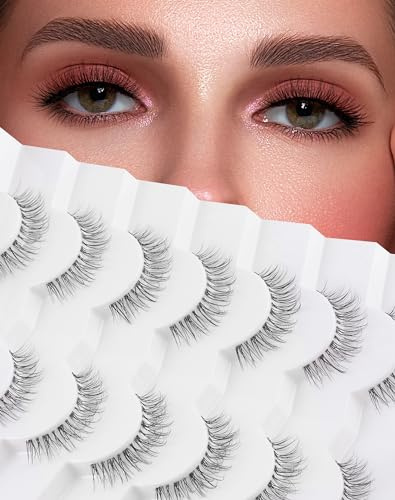 False ENatural Lashes 3D Faux Nerz Wimpern 7 Paar Volumen Wimpern DJ-20