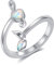 ONEFINITY Musikring 925er Sterlingsilber offener Ring mit Musiknote Violinschlüssel Schmuck Geschenke für Frauen Musikliebhaber