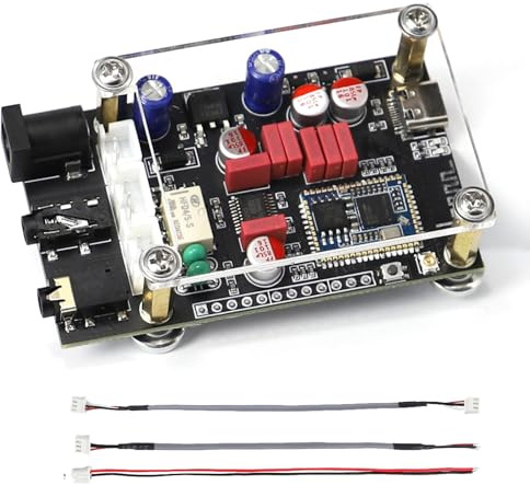 BT 5.1 USB -Dekodierungsscheibe, tragbarer verlustfreier Antennen -Decoder mit Acryl, Clear Sound Decoding Board für DIY Cordless Lautsprecher, QCC5125 APTX LDAC