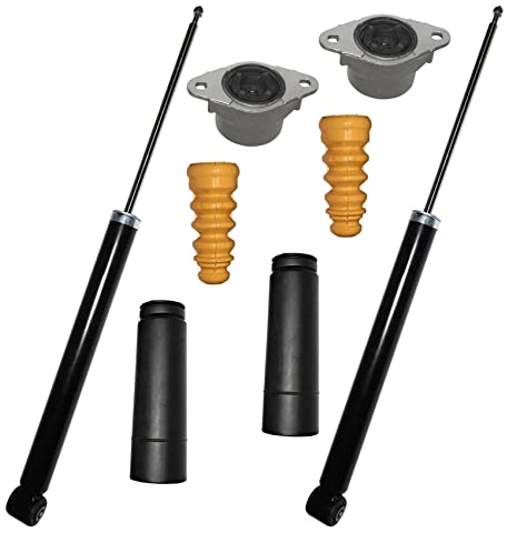 2x Stoßdämpfer Staubschutzsatz Domlager hinten Hinterachse links rechts