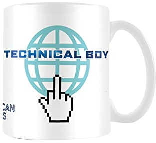 Pyramid International American Gods Tecnica (Ragazzo) Ufficiale inscatolato Ceramica Tazza da tè/caffè, Carta, Multicolore, 11 x 11 x 1.3 cm